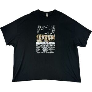 Rammstein Tour T-Shirt Mens 5XL Black 2022 Zeit‎ Concert Thanks for the Memories